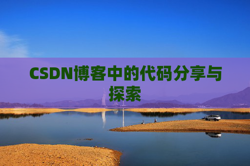 CSDN博客中的代码分享与探索